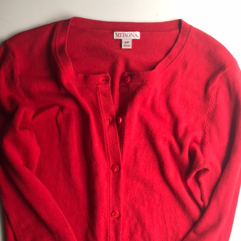 Red Merona Cardigan
